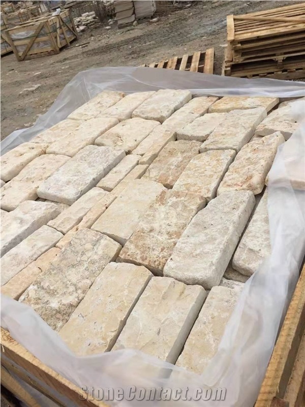 Cream Color Palace Stone Thick Loose Castle Stone