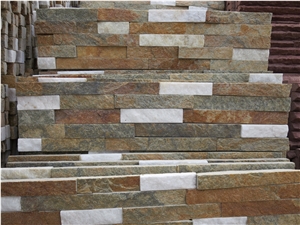 External Tile Multicolor Cultured Stone Splicing