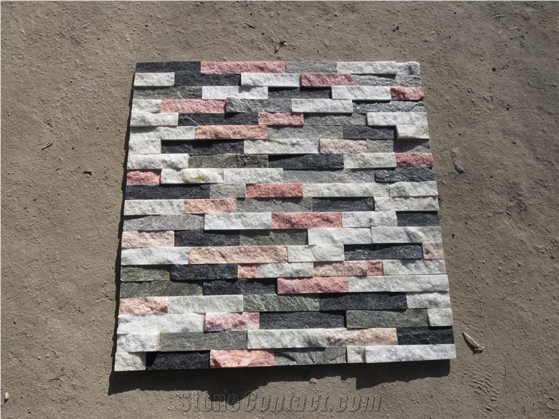 External Tile Multicolor Cultured Stone Splicing