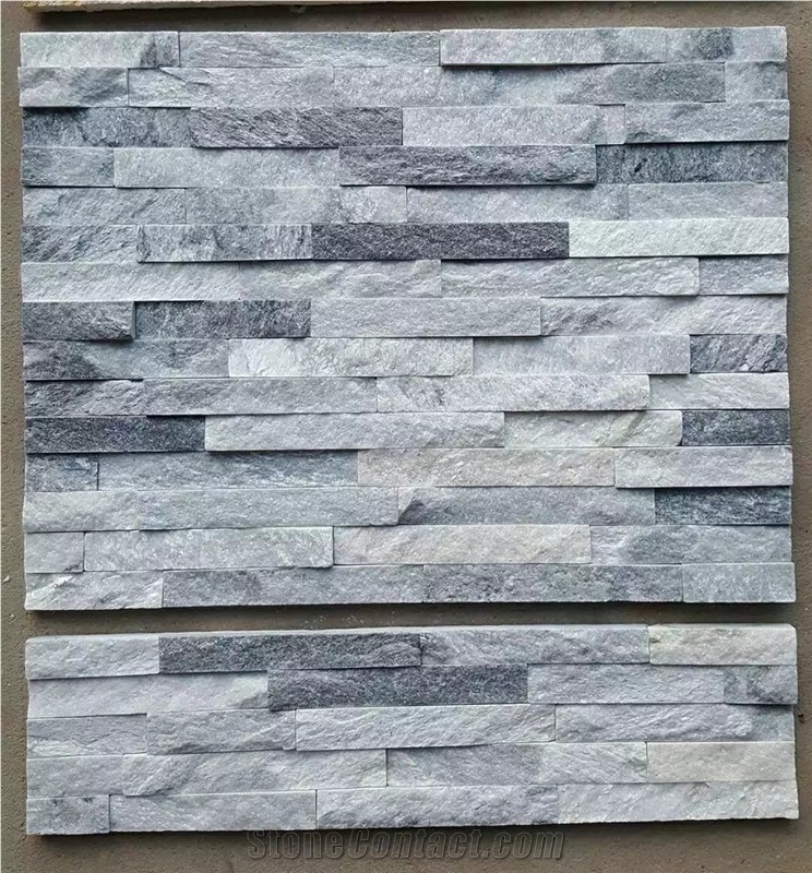 Grey Quartzite Cultured Stone Multicolor Stone