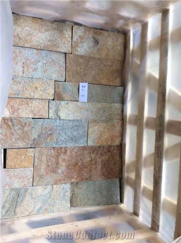Rusty Free Loose Stone Interior Wall Panel