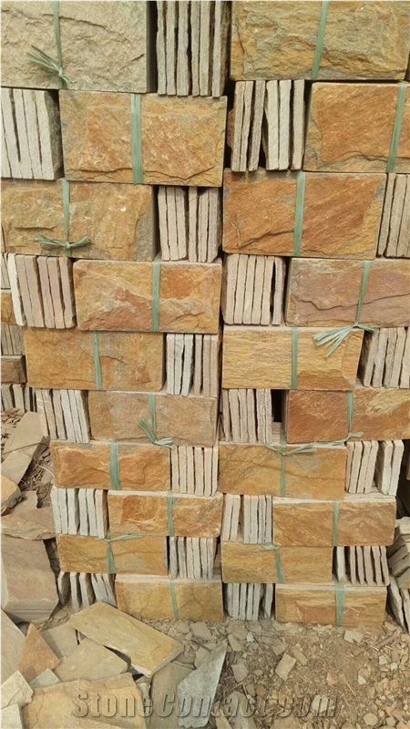 Rusty Slate Mushroom Stone Outer Wall Stone