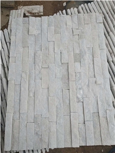 Split Culture Stone White Quartzite Wall Stone