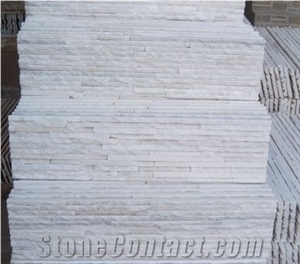 White Quartzite Waterfall Stone Thin Spilt Stone