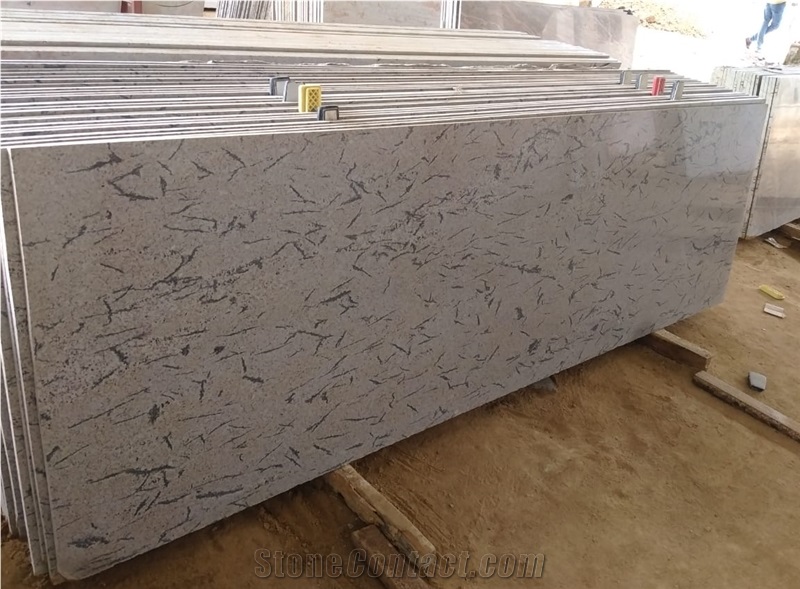 French White Granite Slabs