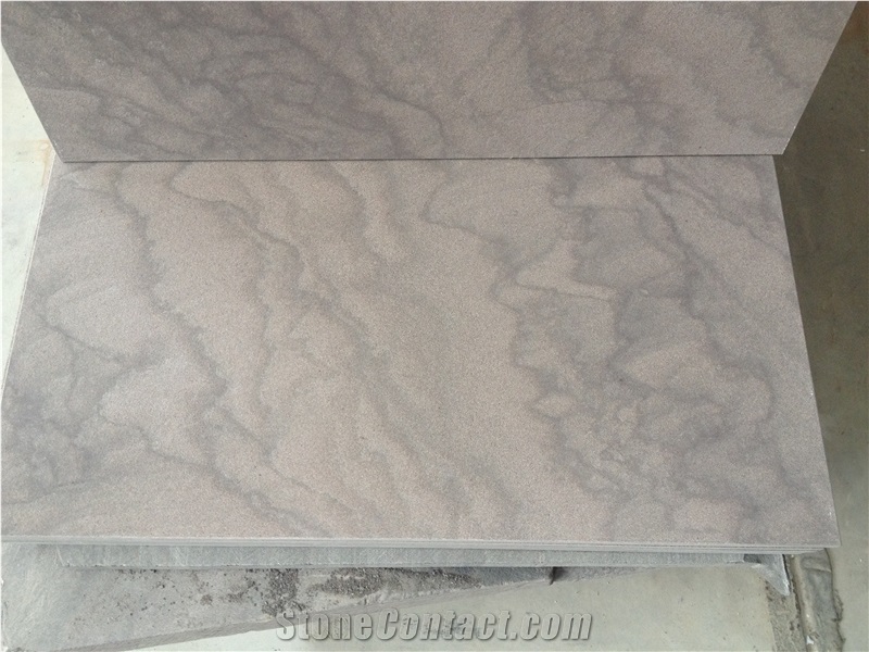 Factory Sales Grey Natural Sandstone Floor Slabs