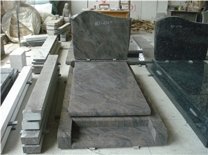 Full Set Of Gravestones Granite Polished Tombstone