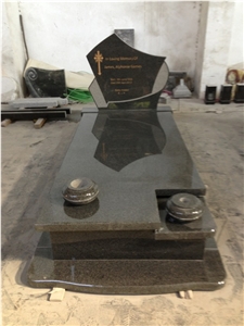 Full Set Of Gravestones Granite Polished Tombstone