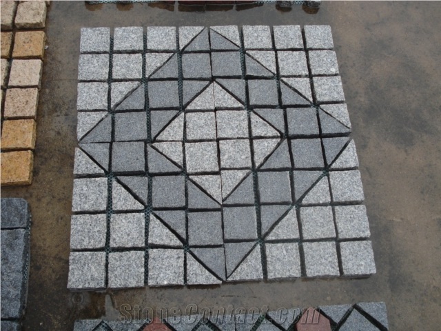 G603 G684 Granite Pavement Used Brick Cube Stone