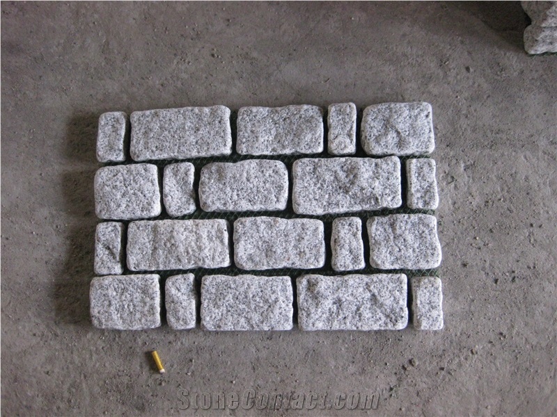 G603 Granite Pavement Used Brick Cube Stone