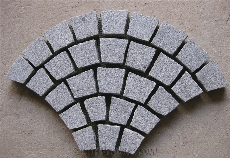 G654 Granite Pavement Used Brick Cube Stone
