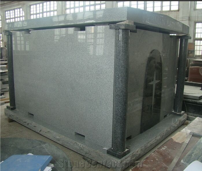 Mausoleum Columbarium Granite Family Crypts