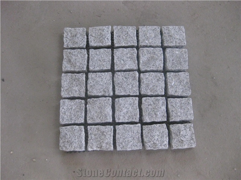 Mesh Cubestone Paver G603 Granite Exterior Pattern