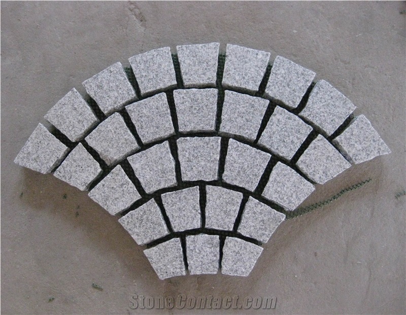 Mesh Cubestone Paver G603 Granite Exterior Pattern
