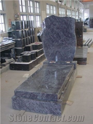 Polished Granite Engraved Headstones Tombstones