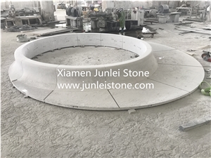 Shandong White Landscape Stone Chair