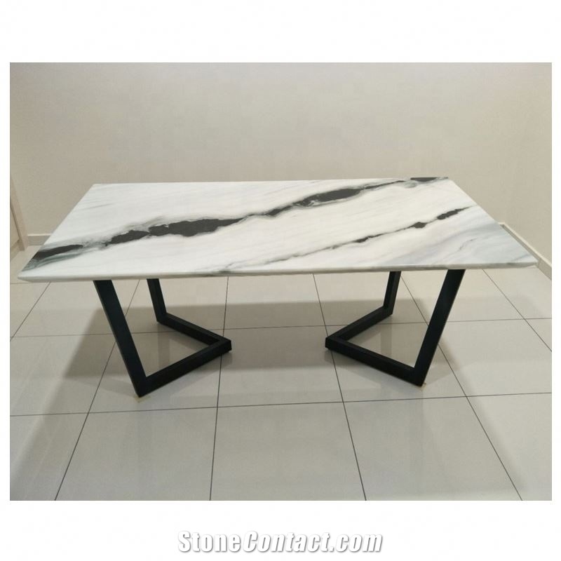 Round Red Coral Marble Table Top