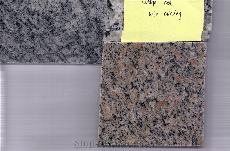 Lokoja Red Granite Slabs, Cut to Size Tiles