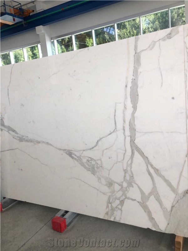 Statuario Carrara Marble Polished Slabs