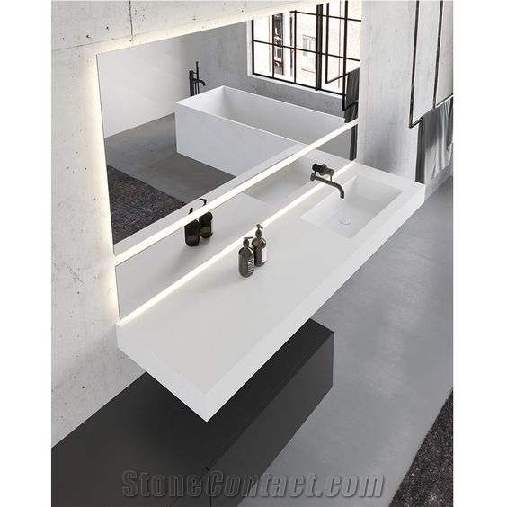 Artificial Stone 2 Double Compartment Sink