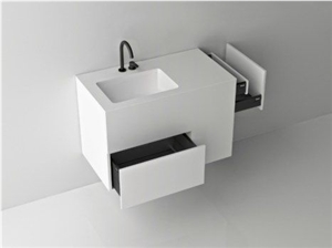 Artificial Stone Modern White Bathroom Basin