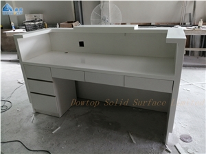 Artificial Stone Office Spa Reception Counter Top