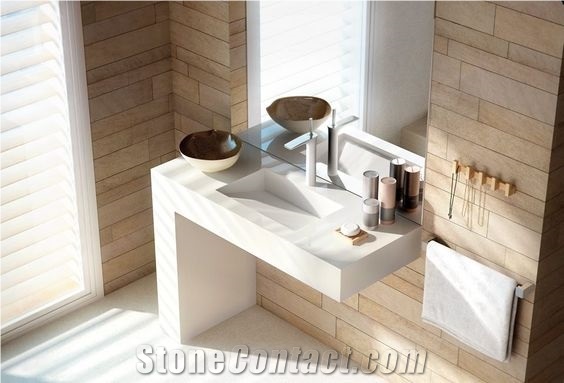 Artificial Stone Solid Surface Wash Basins