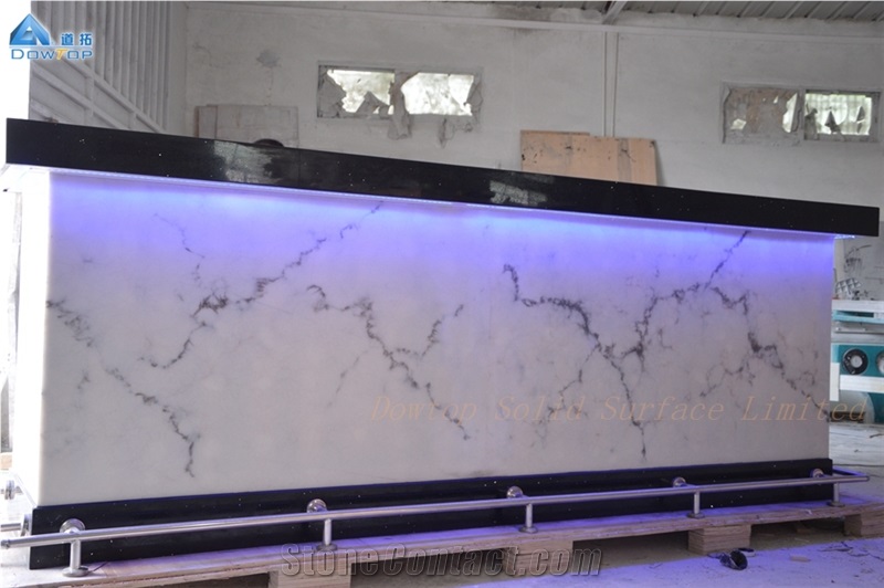 Beautiful Marble Led Bar Counter