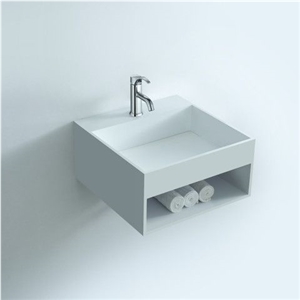 Corian Solid Surface Square Wash Basin Sink