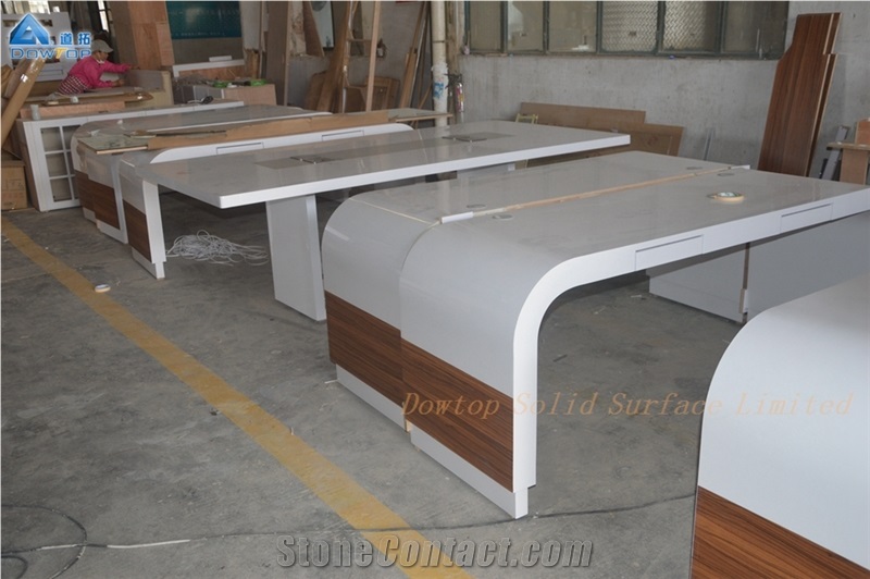 Customized 2 Person Office Table Workstation