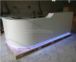 Customized Solid Surface Airport Information Desk