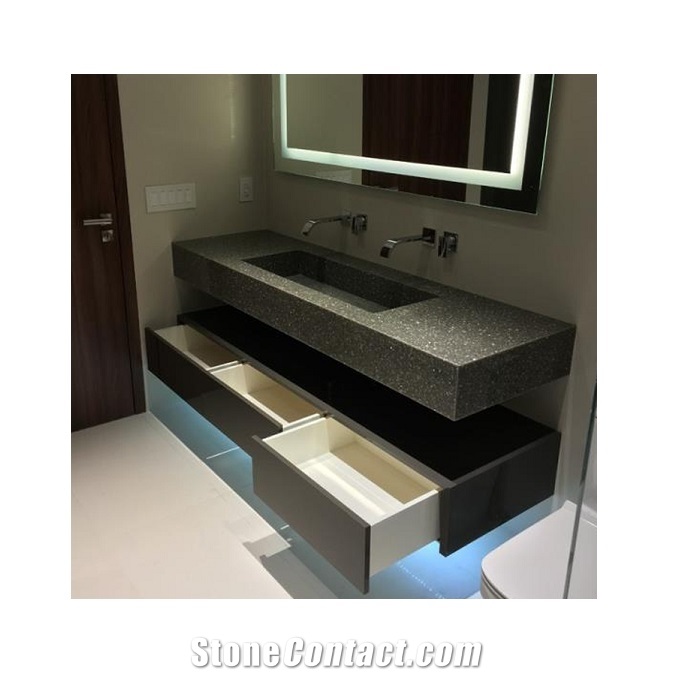 High Grade Solid Surface Hotel Bathroom Sink