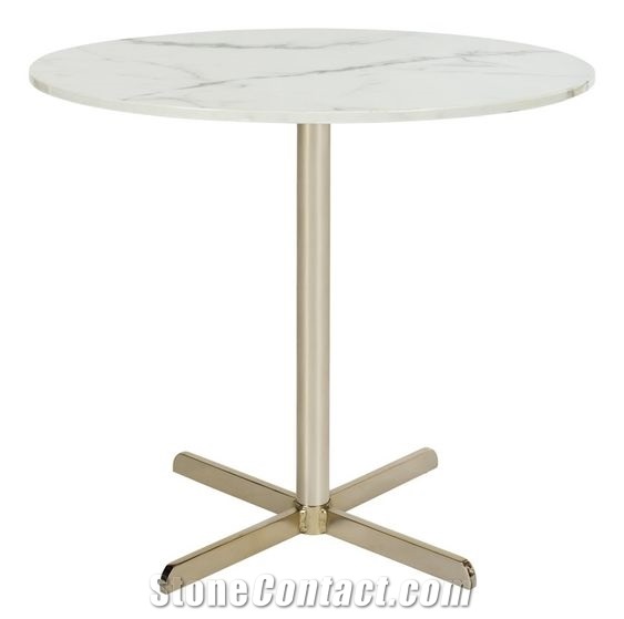 High Quality Quartz Top White Dining Table Designs
