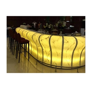 Led Translucent Bar Counter for Restaurant