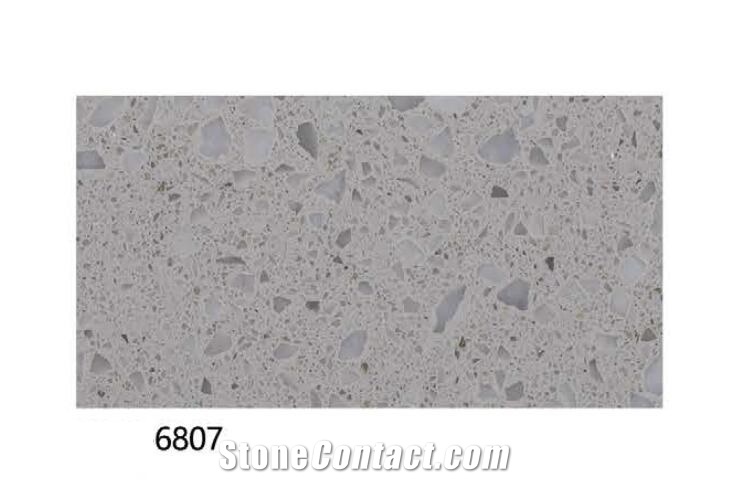 Light Gray Quartz Stone-6807