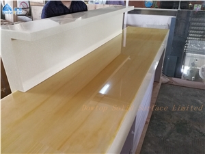 Modern High-Grade Translucent Stone Bar Counter