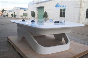 Modern White Conference Table Meeting Table