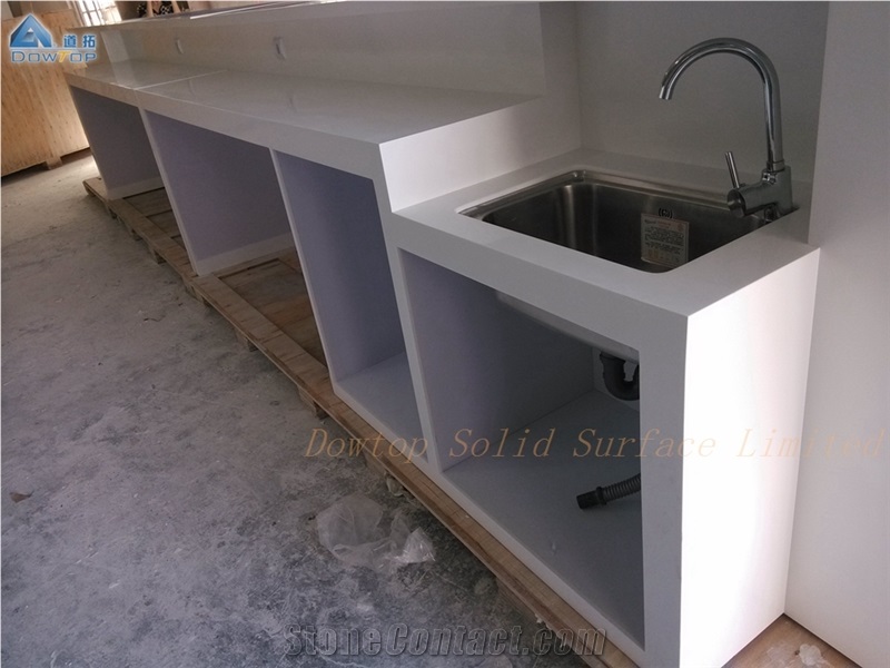 Night Club Furniture Solid Surface Bar Counter