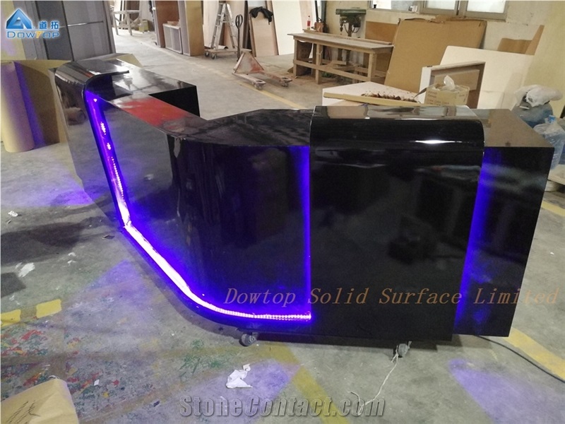 Pure Acrylic Solid Surface Information Counter