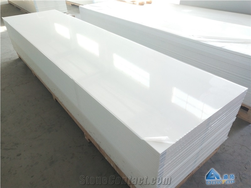 Pure White Modified Corian Marble Sheet