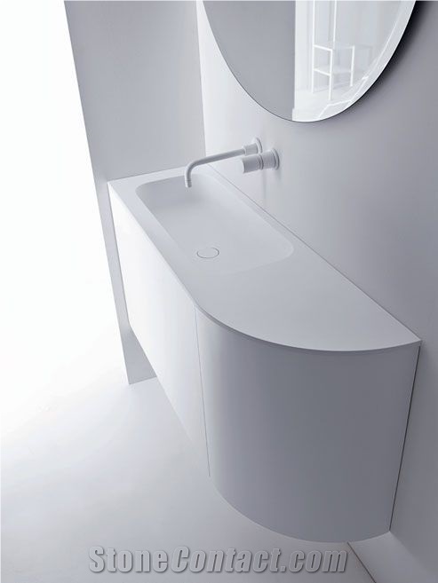Solid Surface Artificial Stone Bathroom Basin Sink