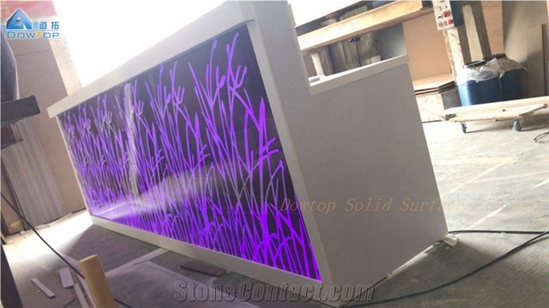 Solid Surface Countertops Modern Bar Counter