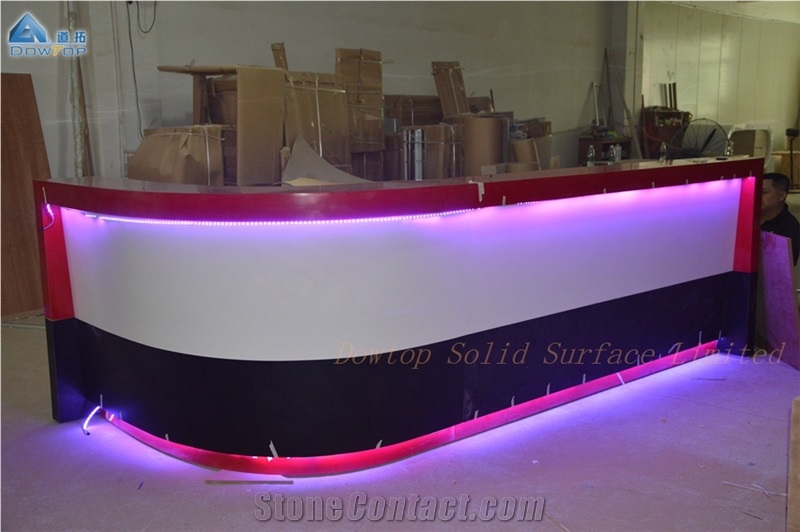 Solid Surface Fast Food Restaurant Countertop