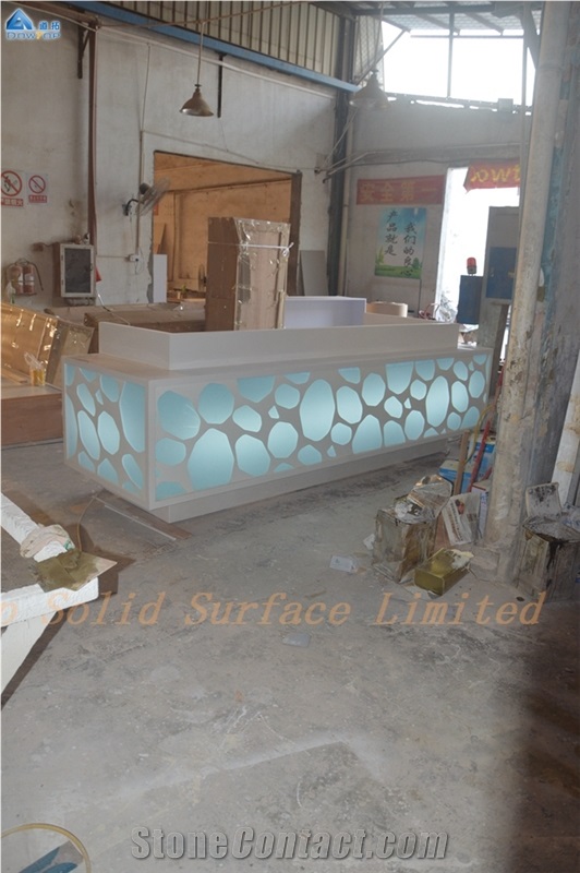 Translution Stone Salon Reception Desk Worktop