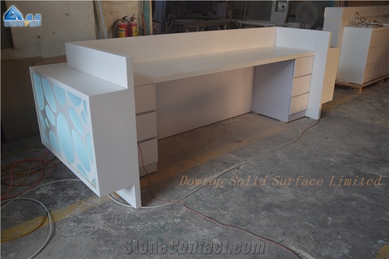 Translution Stone Salon Reception Desk Worktop