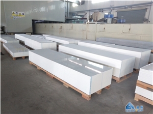 White Acrylic Corian Solid Surface Pmma Slabs