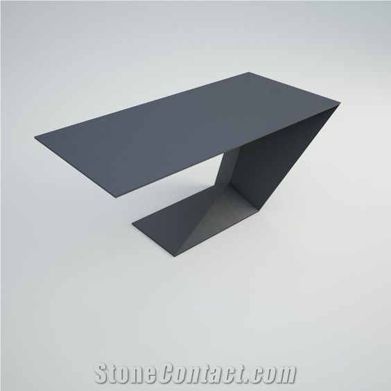 Z Shape Black Office Furniture Office Table
