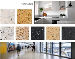 Cement Terrazzo Floor Tiles For Sale