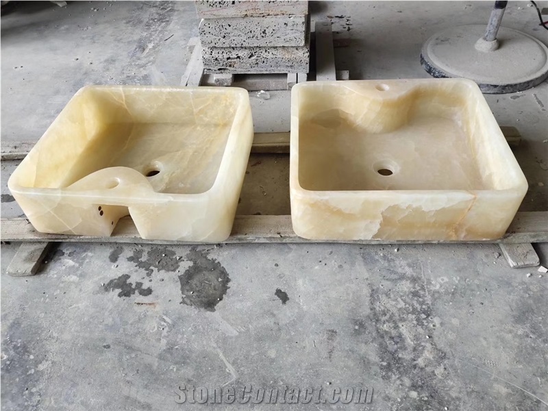 Factory Supply Marble Stone Bathroom Sink