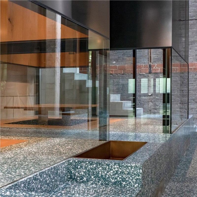High Quality Indoor Terrazzo Cement Floor Tile